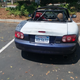 Illustration for article titled Cali plates on the Miata!
